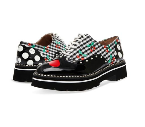 Abbott Oxford- Blk/Wht/Multi