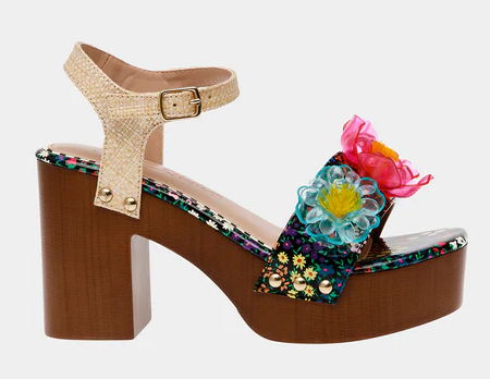 Elayne Platform Heel - Blk Multi - 6