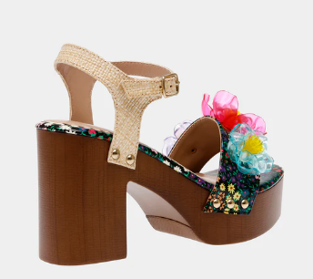 Elayne Platform Heel - Blk Multi