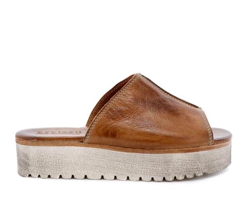 Fairlee Platform Sandal - Tan Rustic - 6