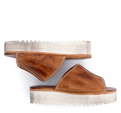 Fairlee Platform Sandal - Tan Rustic