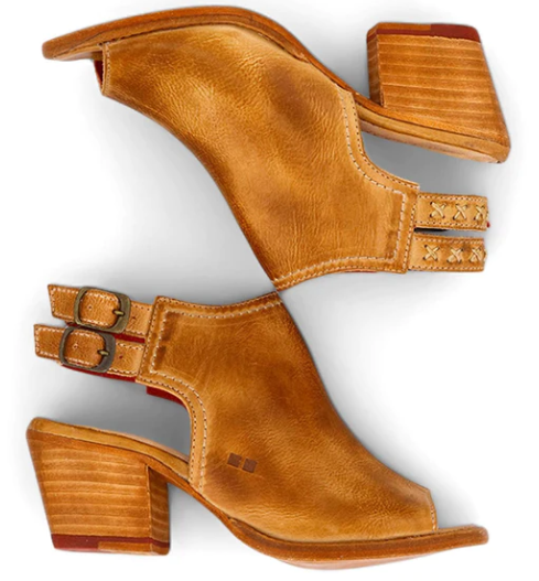Ireni Wooden Heel - Tan Rustic - 6