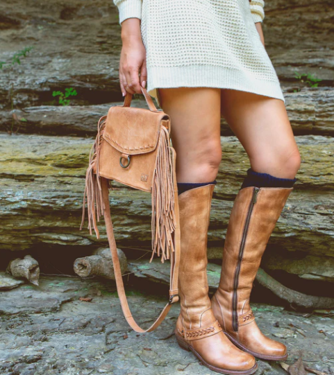 Hidden Fringe Crossbody
