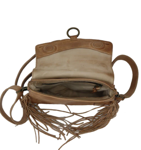 Hidden Fringe Crossbody