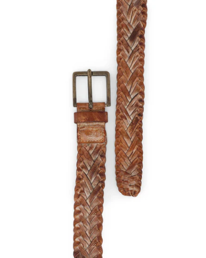 Proem Tan Rustic Belt - Sm