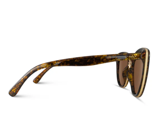 Aria Tortoise Frame/Pink Mirror Lens