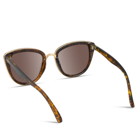 Aria Tortoise Frame/Pink Mirror Lens