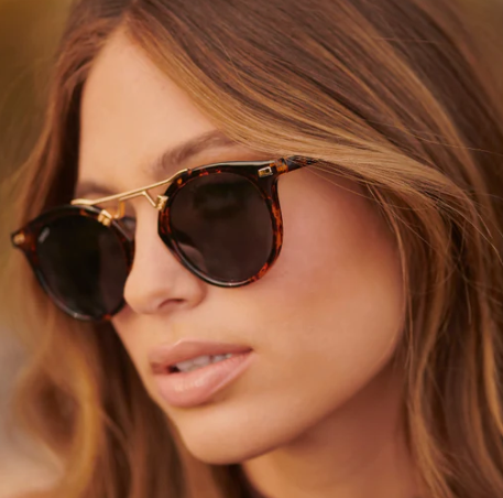 Skyler Tortoise Frame/Black Lens