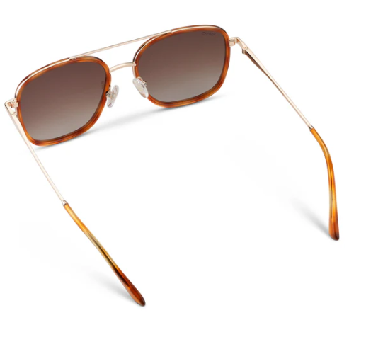 Gia Sunset Tortoise / Gradient Brown Lens