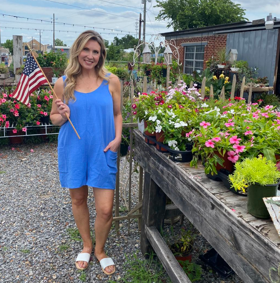 Calibri Romper - Blue Wave - Xs