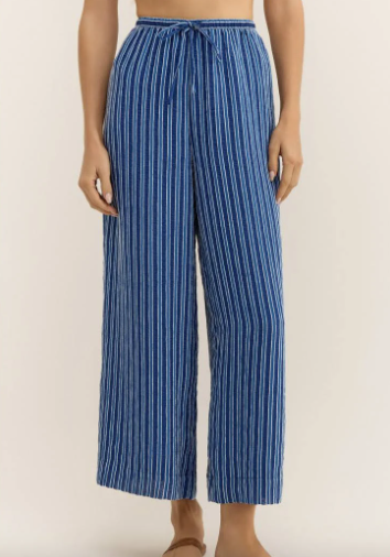 Laveen Isle Stripe Pant - Baja Blue - Sm