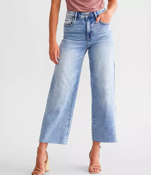 Nori High Waist Crop Wide Pant M. Light - 25