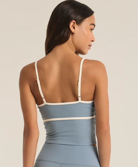 High Contrast Tank - Light Denim - Xs