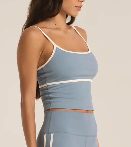 High Contrast Tank - Light Denim - Xs