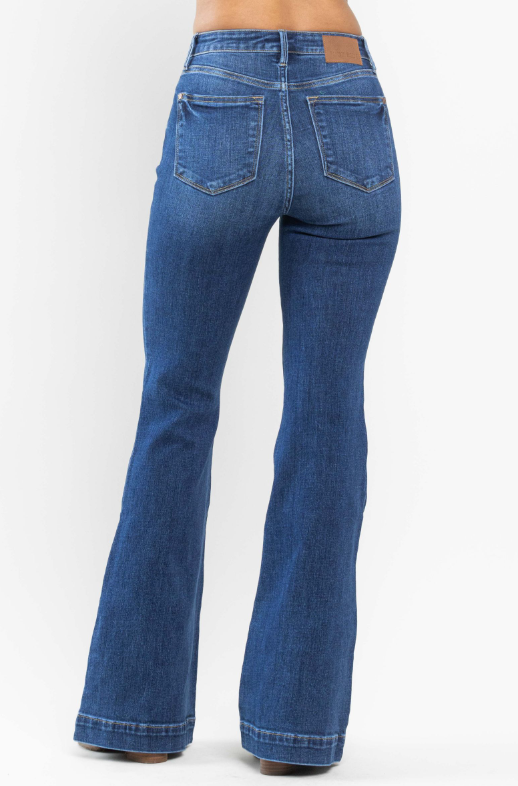 Hw Wide Hem Flare Jean Pl