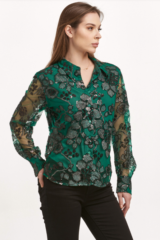 Gaia Top- Emerald Gardenia