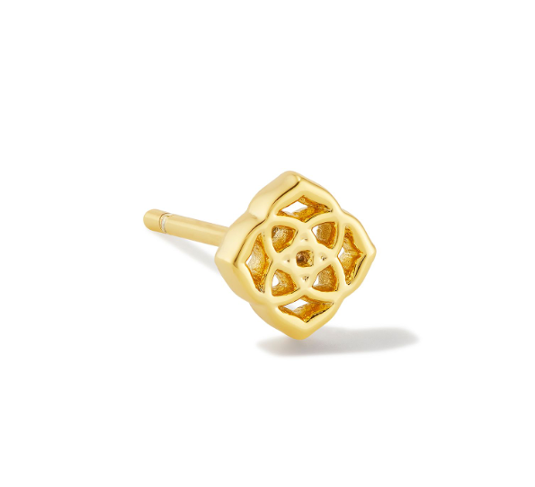 Dira Single Stud Ear Gold Metal