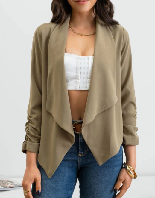 Sabrina Blazer - Olive - Lg
