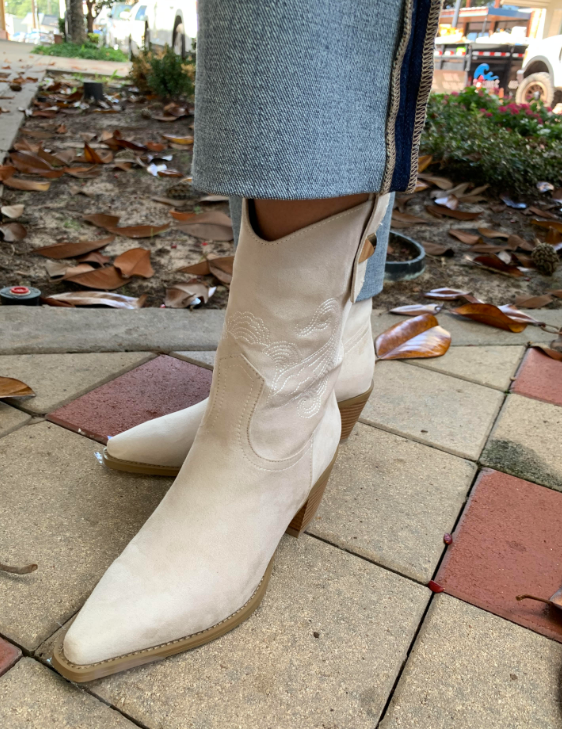 Darla Suede Boot- Sand - 8