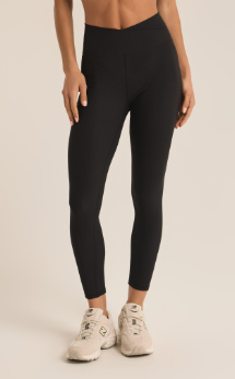 Circuit Cross Over 7/8 Legging- Black - Xs