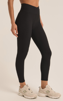 Circuit Cross Over 7/8 Legging- Black - Xs