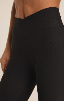 Circuit Cross Over 7/8 Legging- Black - Xs
