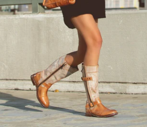 Gogo Lug Boot - Tan Rustic