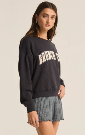 Brunch Club Sweatshirt- Black Sand