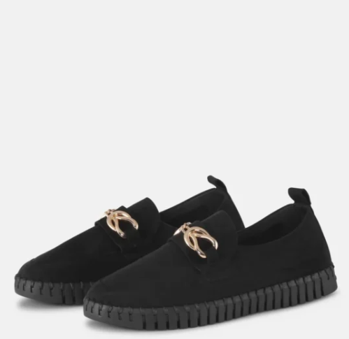 Tulip Loafer - Gold/Blk/Blk - 39 (8)
