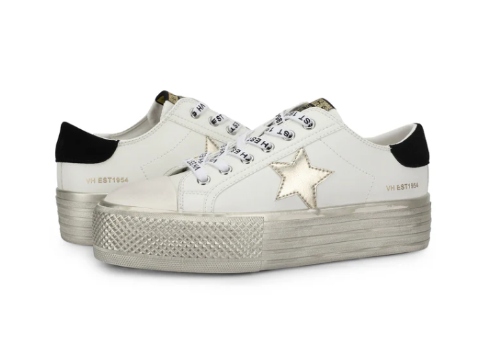VH Amaze Sneaker- Wht/Gld Pop - 6