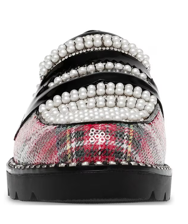 Darian Plaid Loafer - Red
