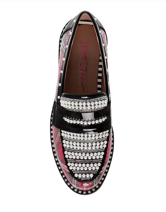 Darian Plaid Loafer - Red - 7