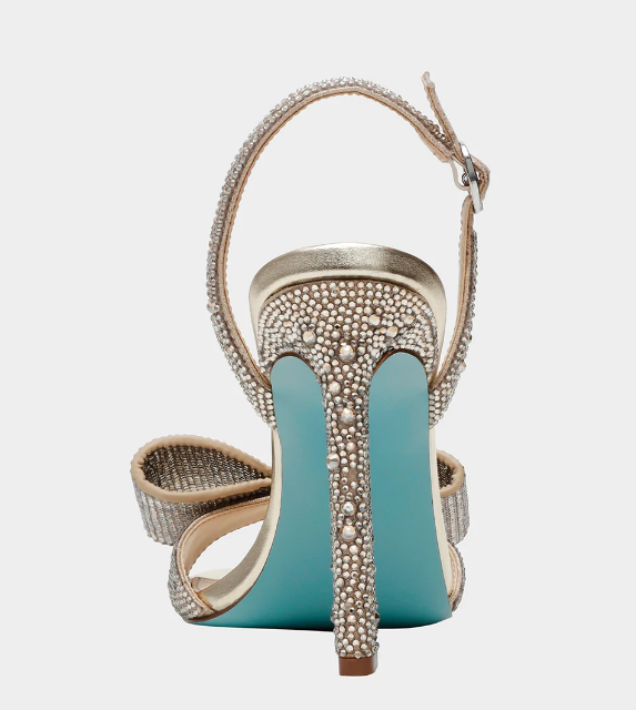 Joel Slingback Heel- Light Gold - 6.5