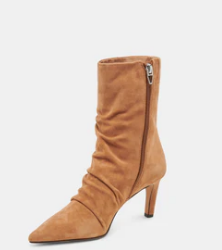 Fernly Heel Boot - Pecan Suede