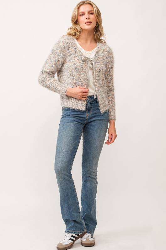 Serafina Cardigan- Snowy Meadow