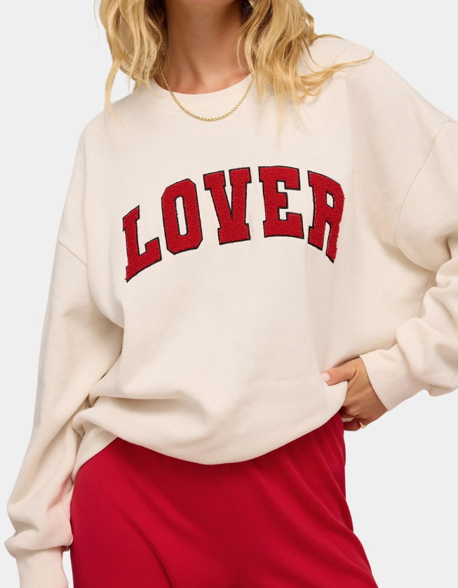Oversized Lover Sweatshirt - Vanilla Ice - Lg