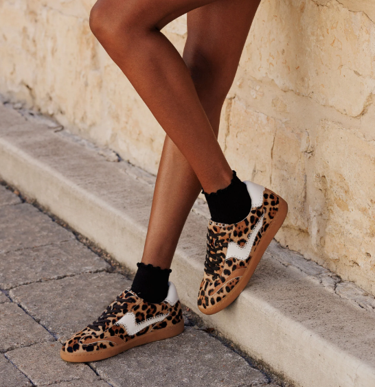 Notice Stitch Dk Leopard Sneaker - 8