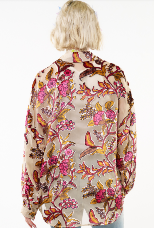 Holiday Jewels Blouse- Ivory