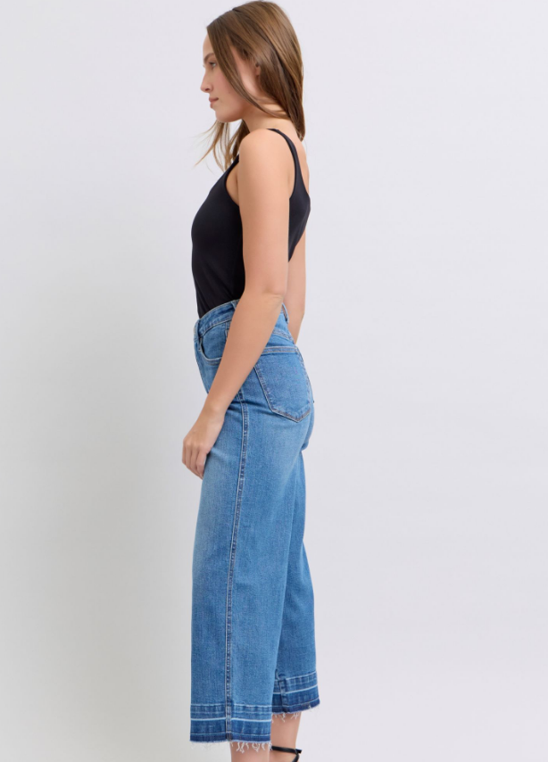 Hw Tummy Control Crop Wide Jean