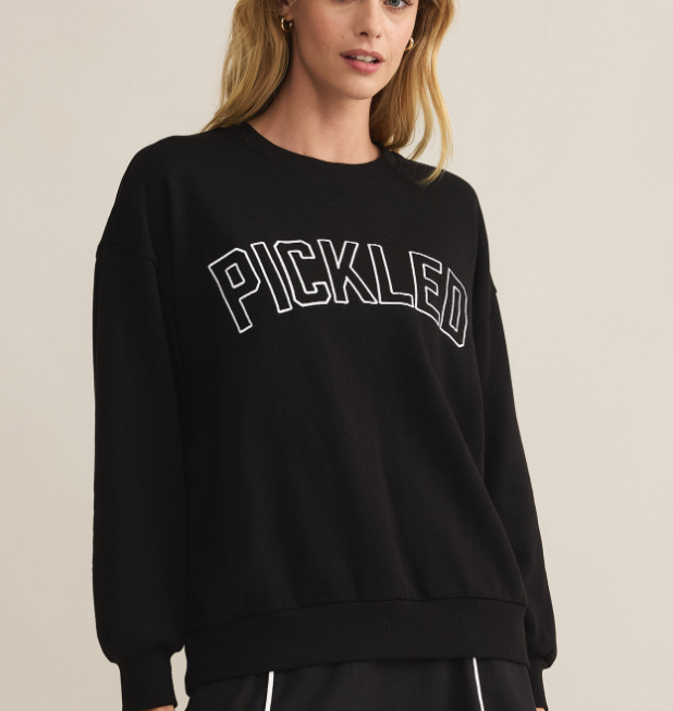 Pickled Sweatshirt - Blk/Wht - Lg