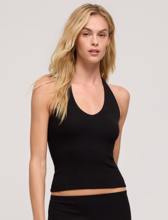 Raya Halter Top- Black - S