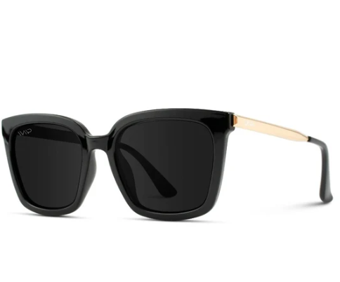 Madison Blk Square Polarized Lens