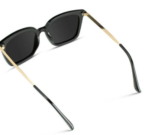 Madison Blk Square Polarized Lens