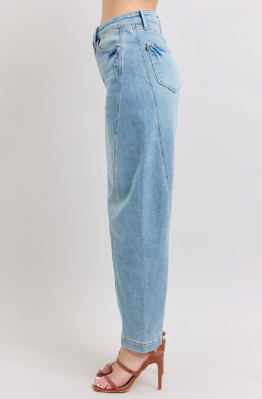 Hw Side Panel Barrel Leg Jean - 0 (24)