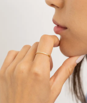 Dainty Diamond Band - 6
