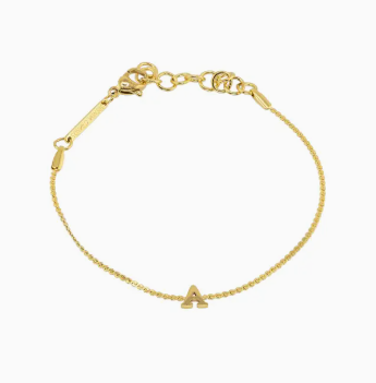 Waterproof Dainty Initial Bracelet