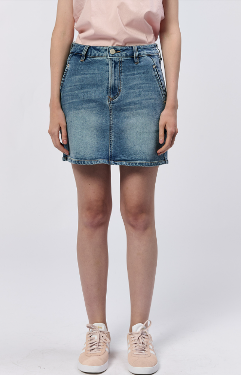 Quinn Denim Skirt - Agora - 24