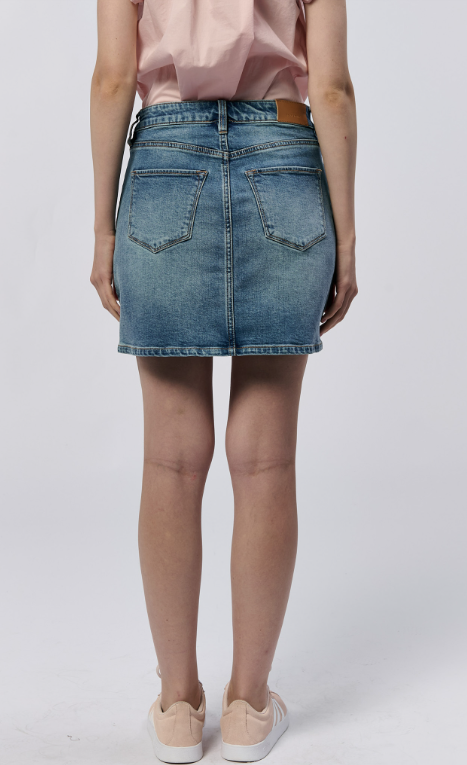 Quinn Denim Skirt - Agora