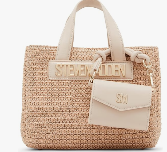 Flores Raffia Mini Tote