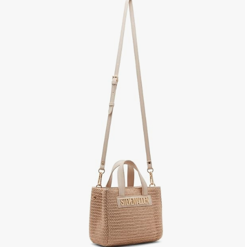 Flores Raffia Mini Tote